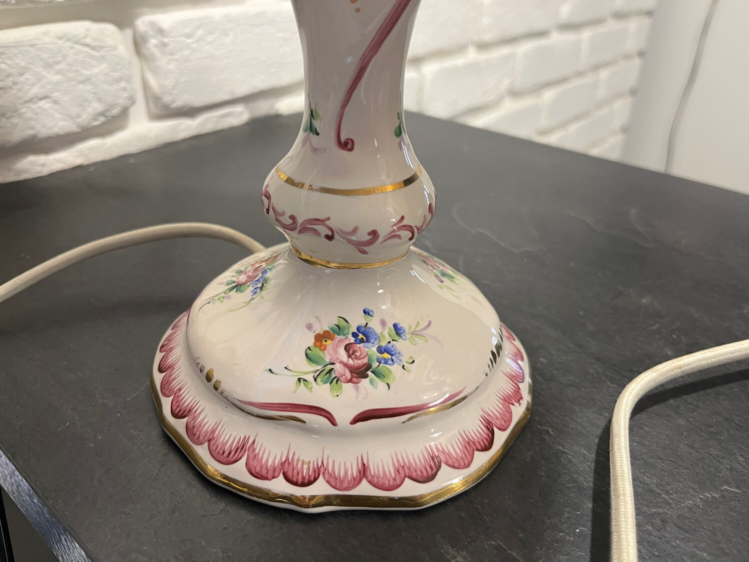 Pair of Clamecy lamps