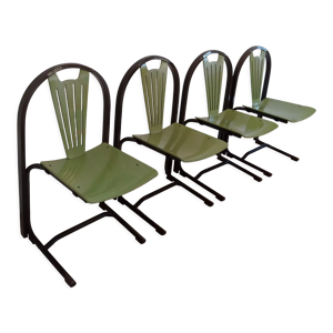 4 chaises baumann modèle