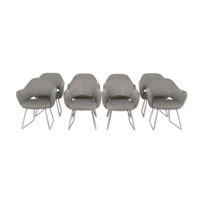 8 fauteuils Knoll international années 60' Eero Saarinen