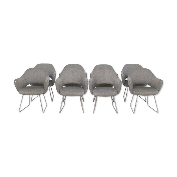8 fauteuils Knoll international années 60' Eero Saarinen — Beyit