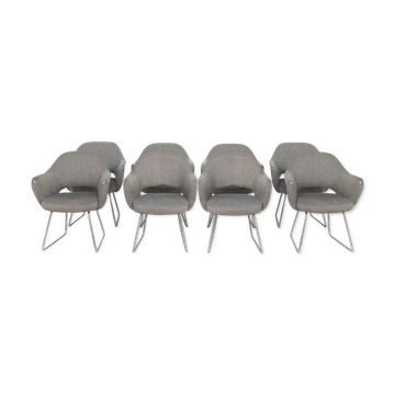 8 armchairs knoll international 60's Eero Saarinen