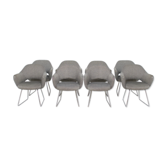 8 fauteuils Knoll international années 60' Eero Saarinen
