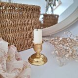 Golden candle holder