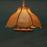 Swedish suspended lamp in bohemian strap.