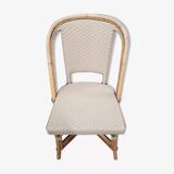 Set of two gray bistro chairs