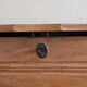 Table d'appoint avec rangement en chêne