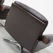 Pair of Vintage De Sede DS-31 Swivel Armchairs in Brown Leather