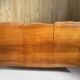 Coiffeuse basse en bois des années 60-70
