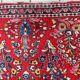 Handmade vintage oriental Sarouk rug 101cm x 145cm, 1950s