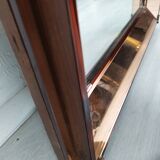 Pink art deco mirror
