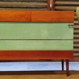 Czech wood and formica sideboard