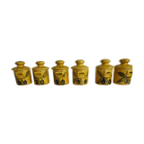 Set 6 pots à épices