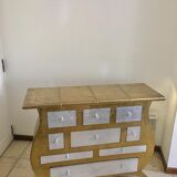 Commode 20ème laiton et métal
