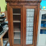 Louis Philippe walnut bookcase