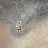 Napoleon III chocolate pot, late 19th century, in silver-plated metal