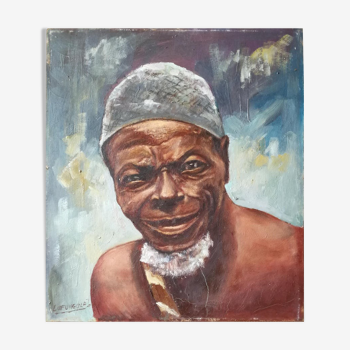 Lufunka, portrait d’un jeune homme noir, vers 1950
