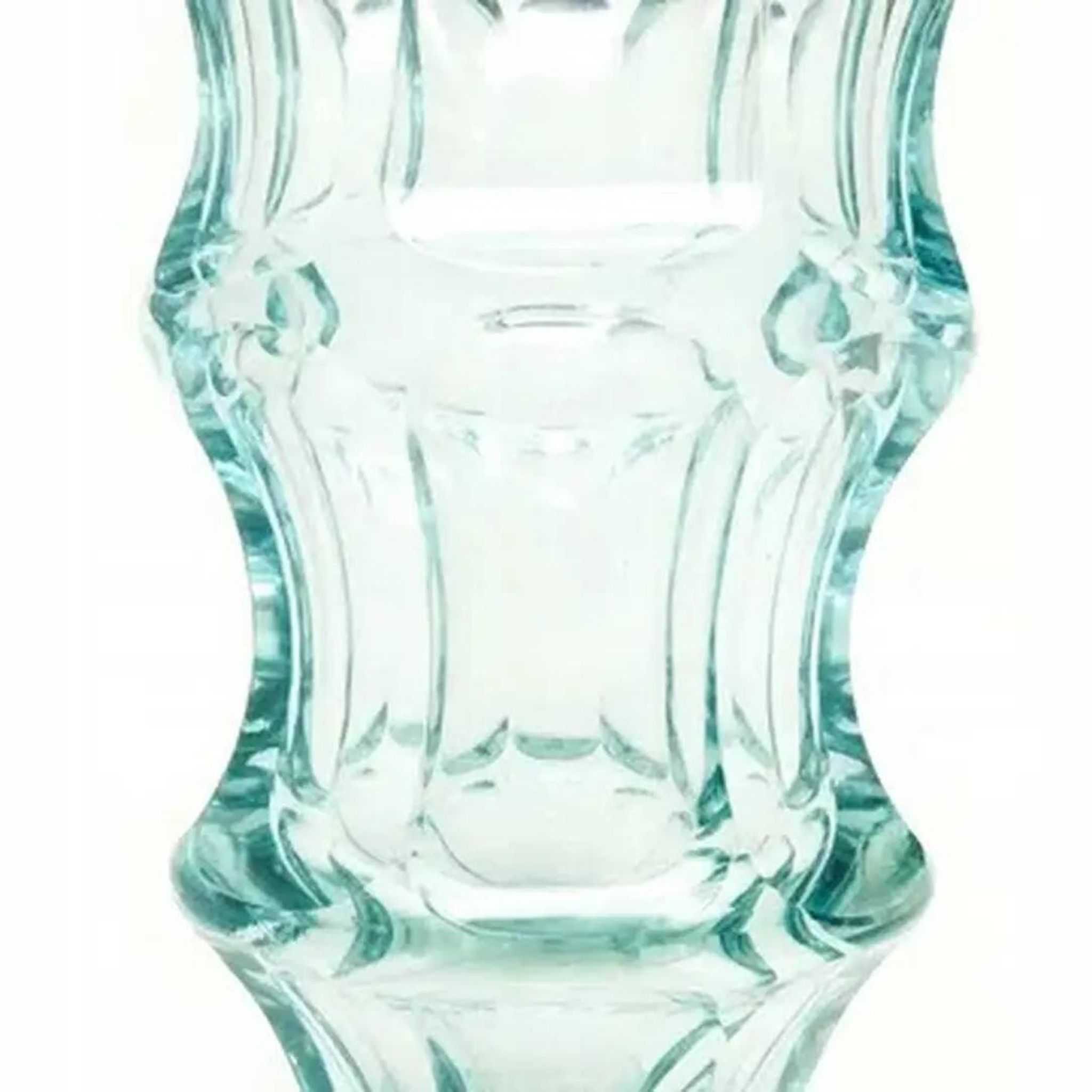 Vase Art Déco, en verre, Pologne, années 1930