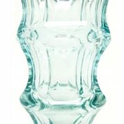 Vase Art Déco, en verre, Pologne, années 1930