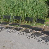 Nuova x line omli chairs by Niels Jørgen Haugesen