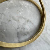 Globe earth 90s, brass spiral base