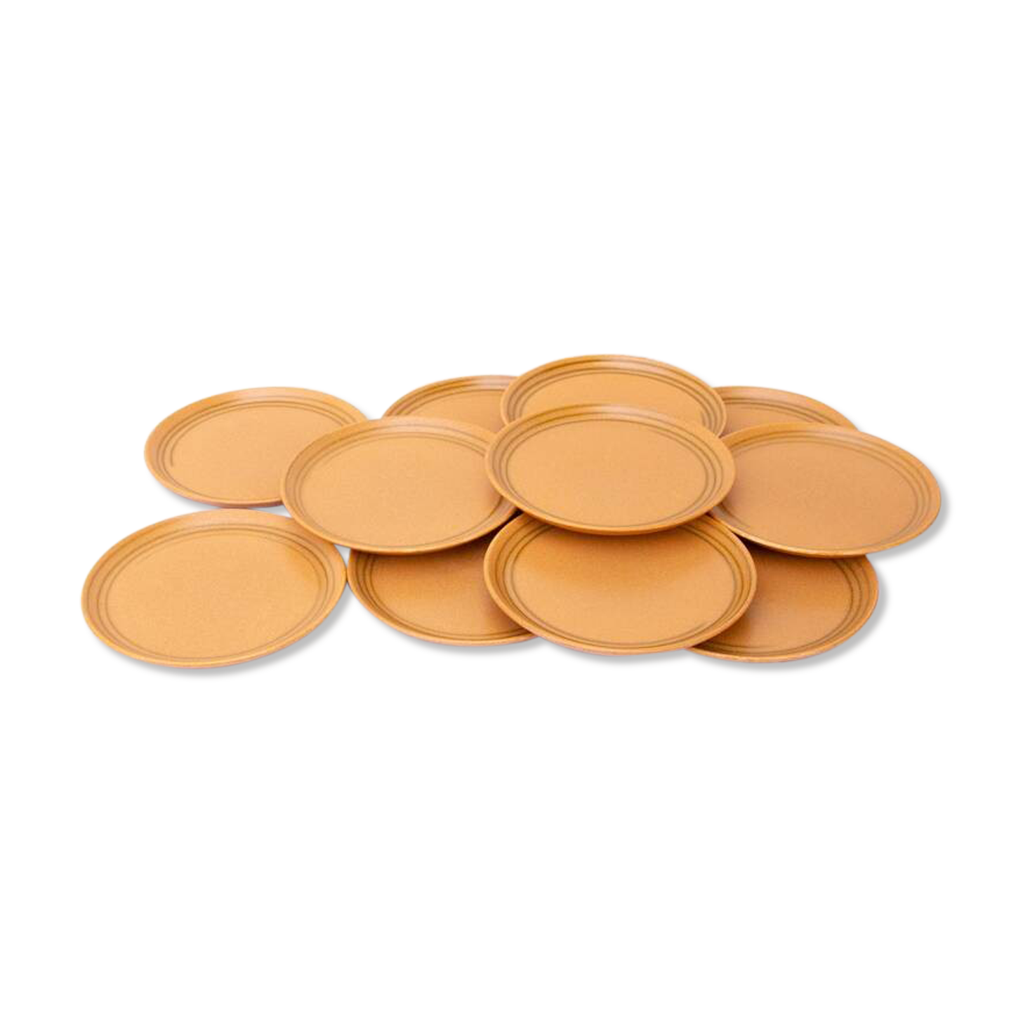 11 Sarreguemines sandstone flat plates Lorraine art workshop