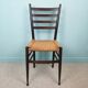 Wooden and rope chair