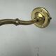 Antique brass and vintage opaline wall light