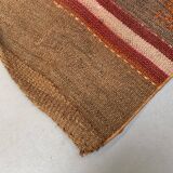Old turkish narrow kilim runner 372x48 cm shabby chic, vintage kelim