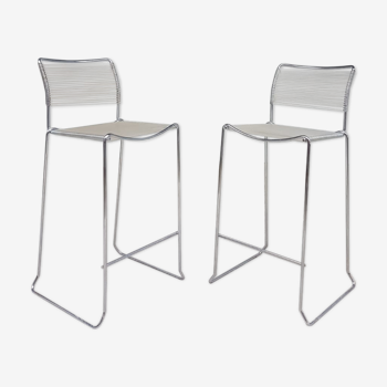 Pair of Italian stools by Giandomenico Belotti