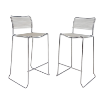 Pair of Italian stools by Giandomenico Belotti