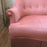 Banquette crapaud rose
