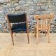 2 chaises dépareillées