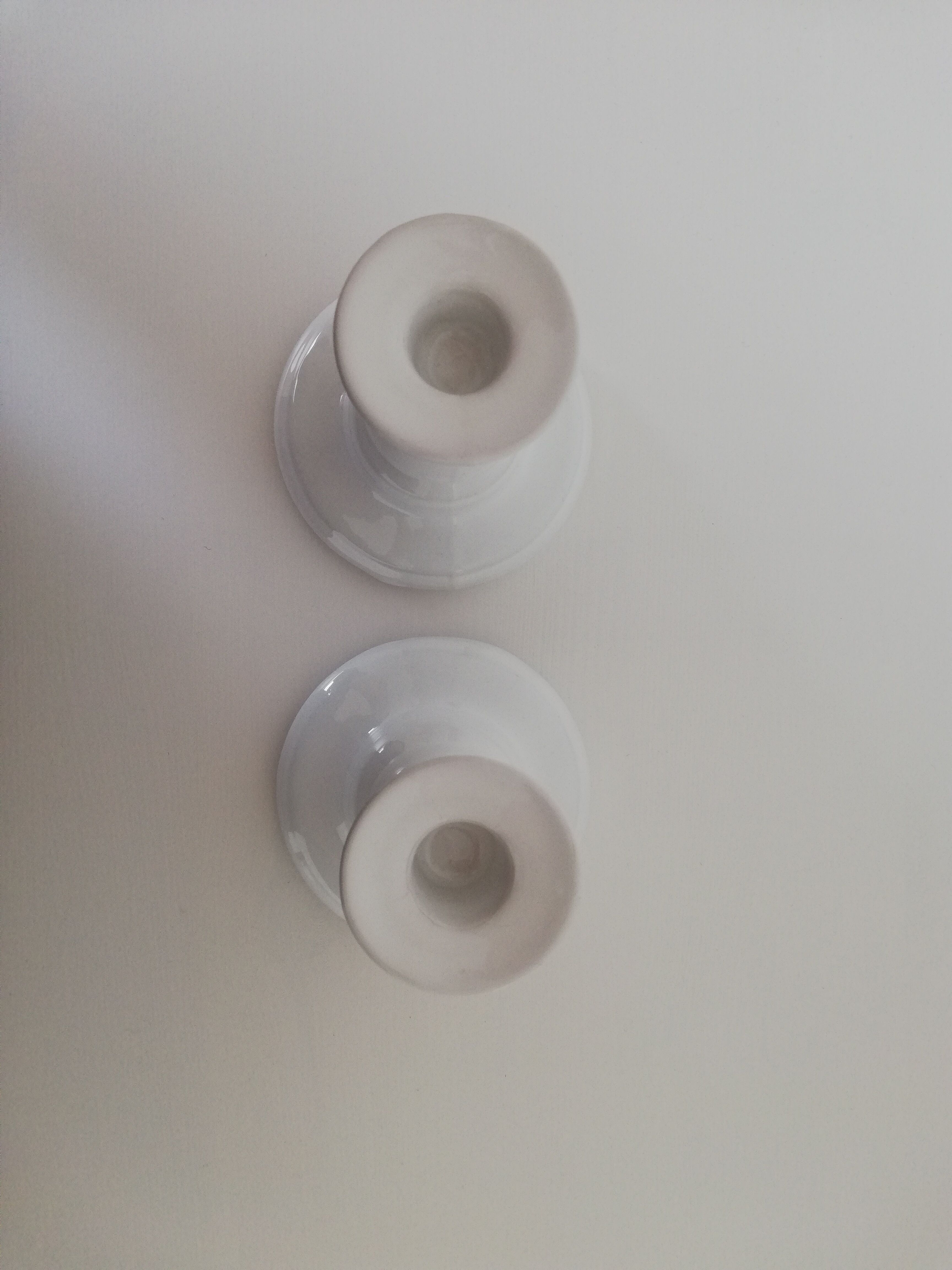 Vintage ceramic candle holders