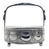 Antique Art Nouveau fruit basket, 1900s