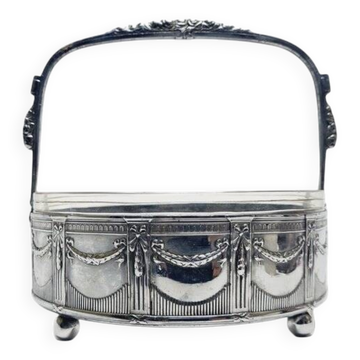 Panier à fruits Art Nouveau ancien, années 1900