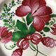 Lot of 2 old plates 19th century hand-painted Islettes
