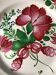 Lot of 2 old plates 19th century hand-painted Islettes