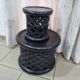 Bamileké African Coffee Table And Stool