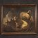 Beautiful 17th century painting, bucolic landscape with goats