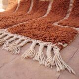 Traditional handmade Berber rug in pure wool, size 1.4/2.6 m.