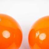 Paire de lampes à suspension vintage danoises Topan de Verner Panton