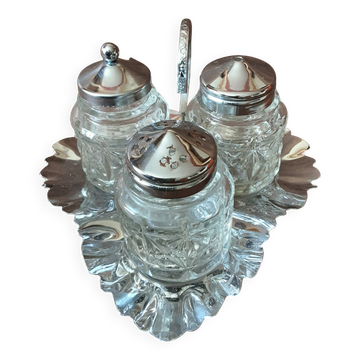 Vintage condiment set