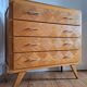Commode vintage pieds compas, meuble ancien