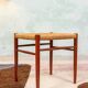 Vintage Teak Stool Chair Soborg Niels Möller Danish Mid Century