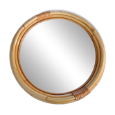 Miroir rotin