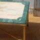 Marble & brass coffee table – Maison Jansen style – 1970s