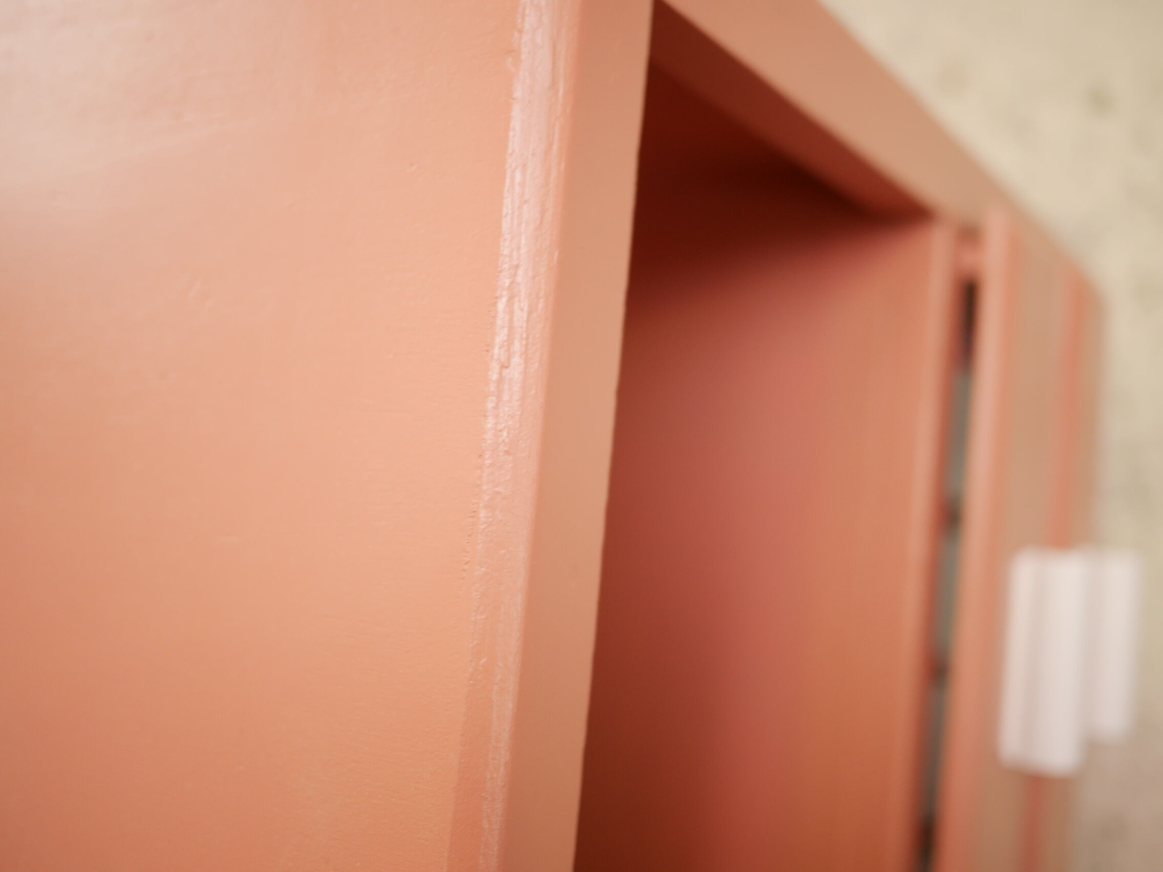 Pink vintage Faham bedside table