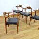 4 chaises danoises en teck par Jacob Hermann pour Randers Mobelfabrik