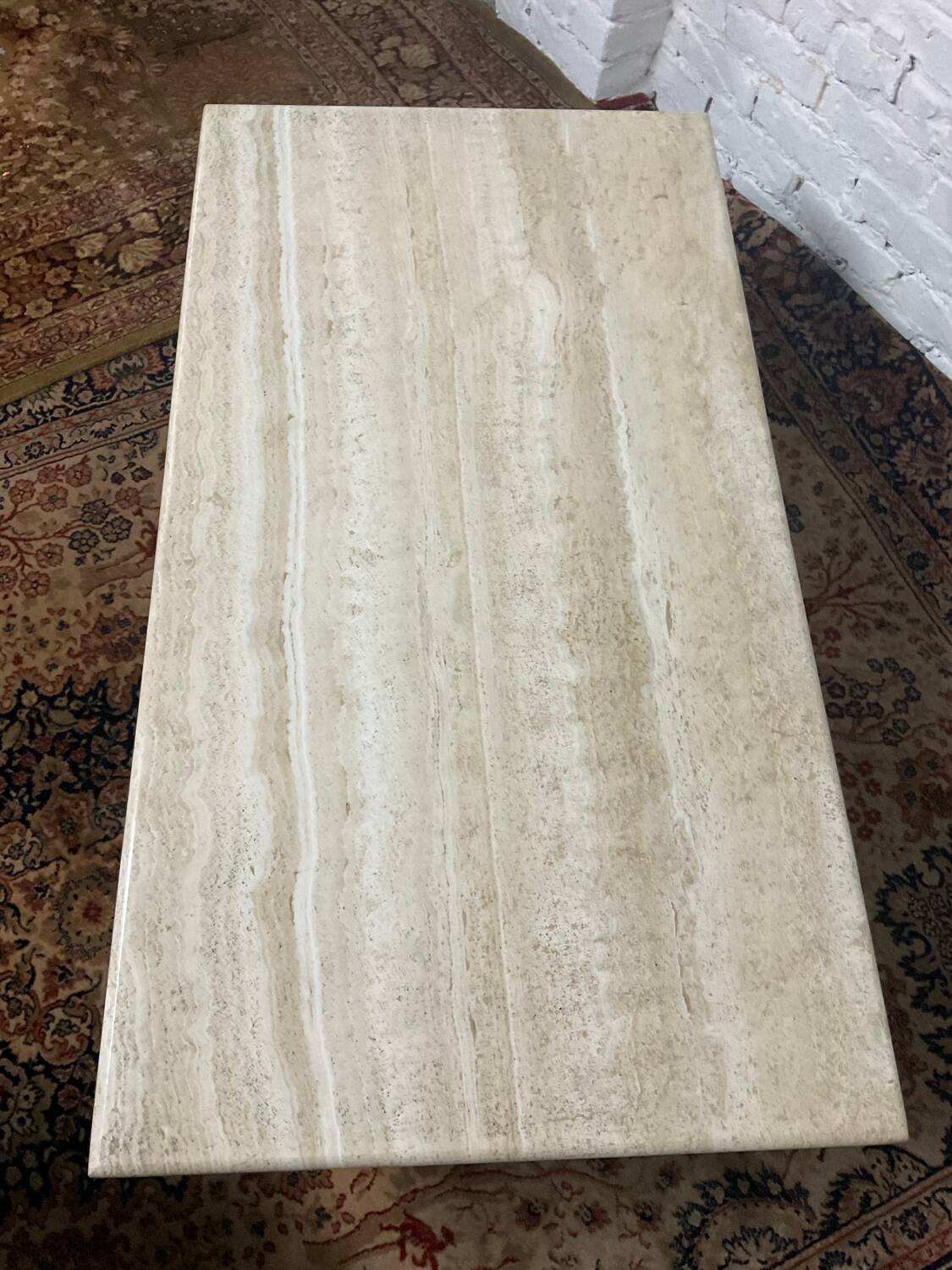 Travertine coffee table from the 70s