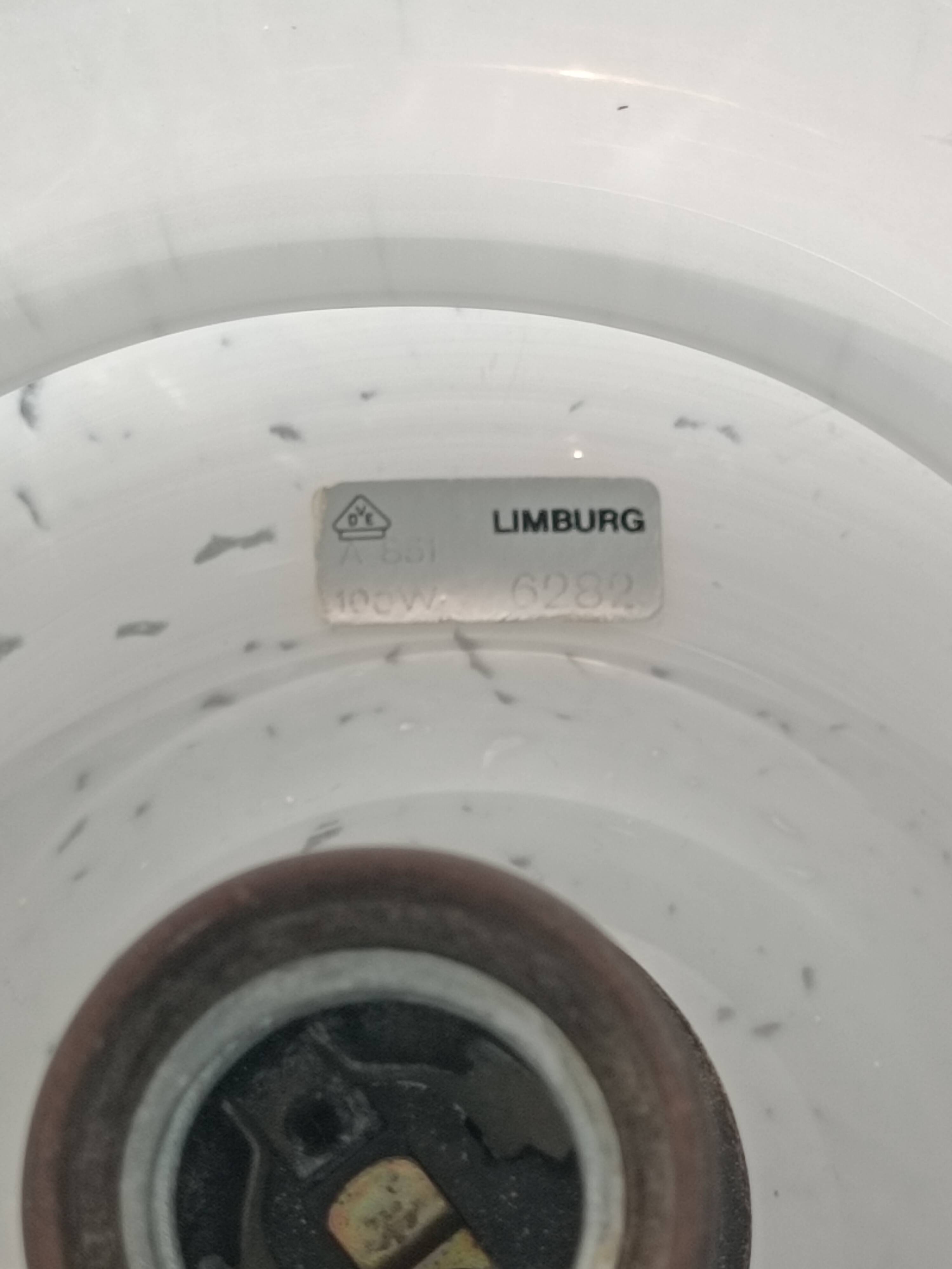 Lamp model 6282 by Glashütte Limburg 1970s